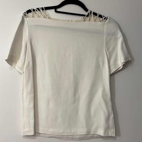 A.L.C White 100% Silk Top - Picture 1 of 3
